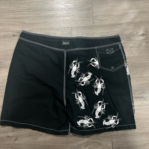 Polo by Ralph Lauren Swim Trunks - Black with lobster print - Size 40 - Picture 3 of 8